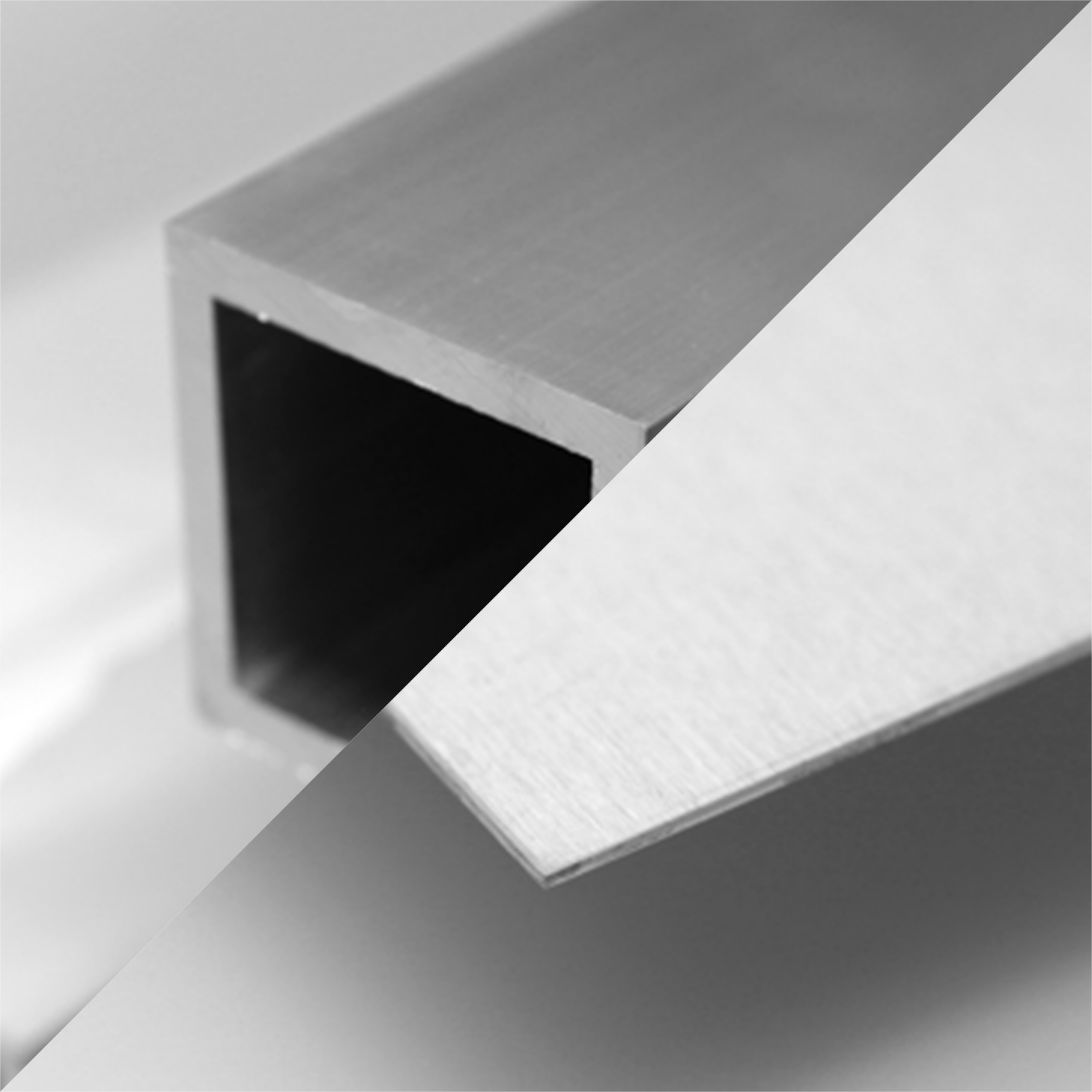 Aluminium plaat lasersnijden met vierkant aluminium