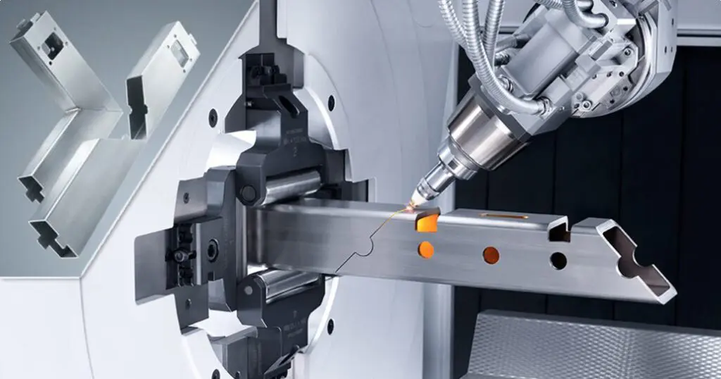 3D buislasersnijder bij Keizers Metaal.