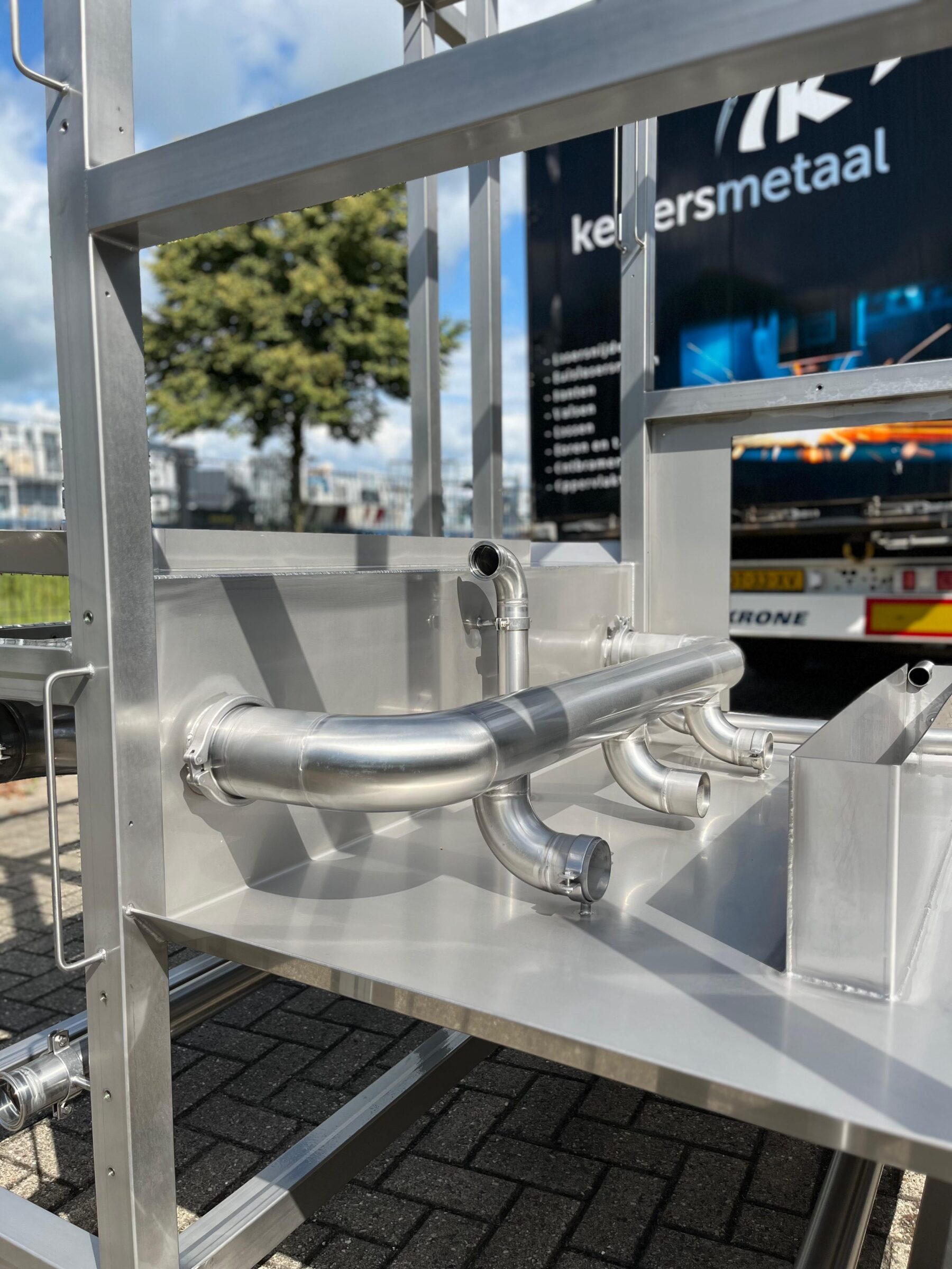 Rvs project bij Keizers Metaal.